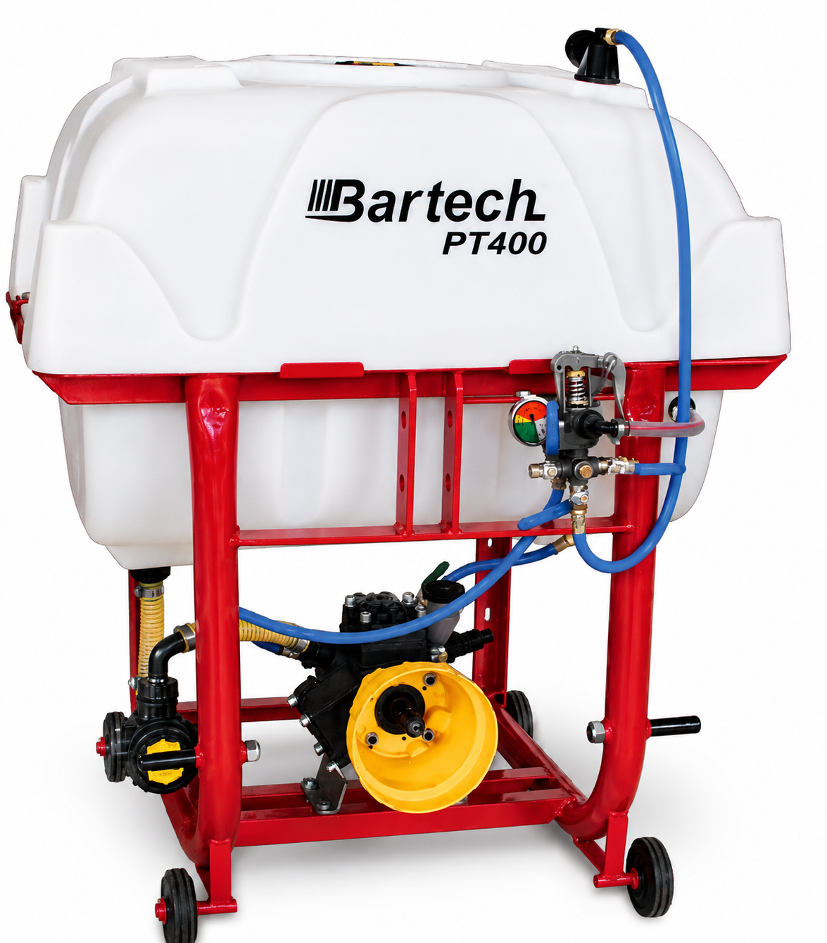 Bartech PT400 400 Litre Şaftlı, Traktör Arkası Pülverizatör- Makaralı, Tabancalı