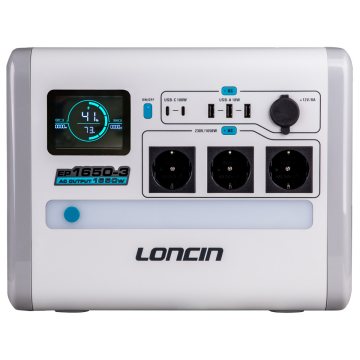 Loncin EP1650-3 Taşınabilir Güç İstasyonu 1024 Wh