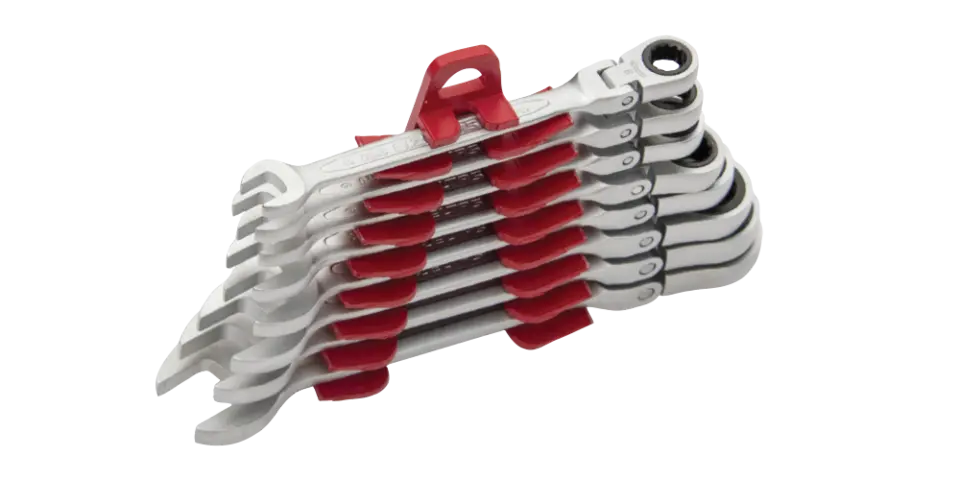 İzeltaş  Mafsallı Cırcır Kombine Anahtar Takımı 12 Parça (0345002112)