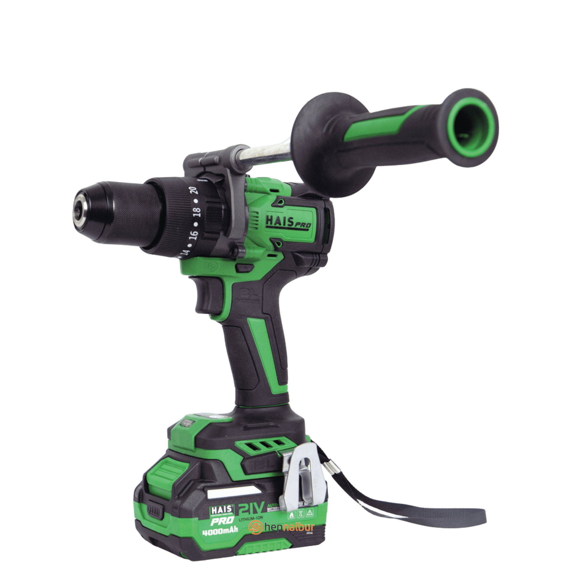 Hais Pro RB-DB2109 Akülü Darbeli Matkap 2*4 Ah