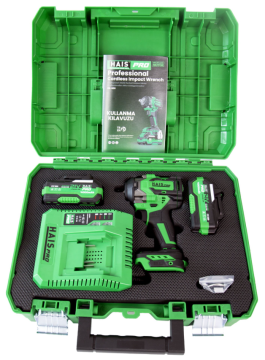 Hais Pro RB-809 Akülü Darbeli Somun Sıkma 850 Nm 2*4 Ah