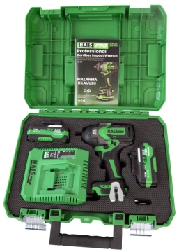 Hais Pro RB-810 Akülü Somun Sıkma 1100 Nm 2*4 Ah