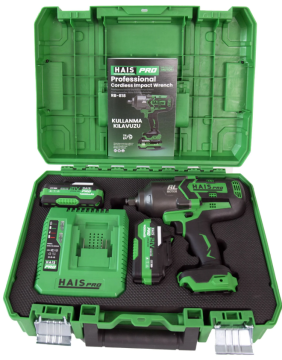 Hais Pro RB-818 Akülü Darbeli Somun Sıkma 1300 Nm 2*4 Ah