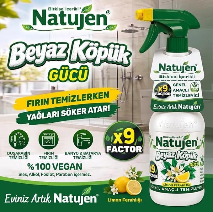 SGS Natujen Genel Amaçlı Temizleyici Bitkisel İçerikli 1000 Ml