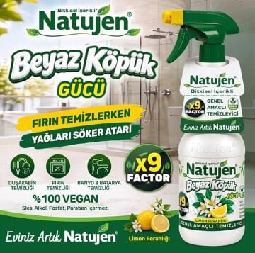 SGS Natujen Genel Amaçlı Temizleyici Bitkisel İçerikli 1000 Ml