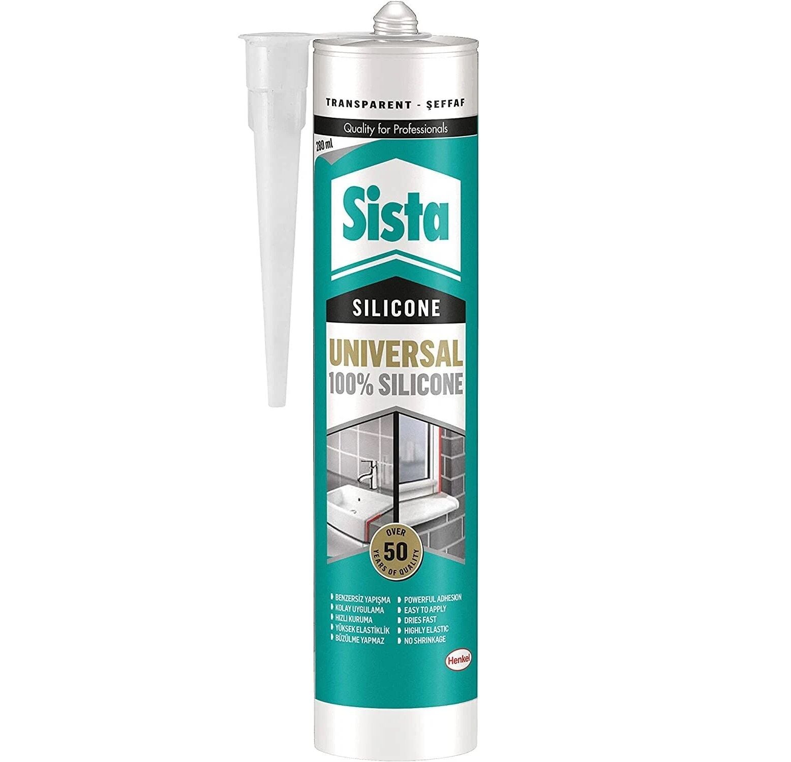 Sista Universal Genel Amaçlı Silikon 280 Ml Şeffaf