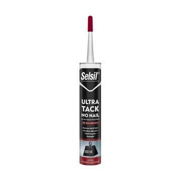 Selsil Ultra Tack Güçlü Montaj Yapıştırıcı Beyaz 290 ml (350 kg Taşıma Kapasiteli)