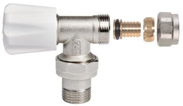 Tds 1/2'' PE-X Köşe Rdyatör Vanası 303