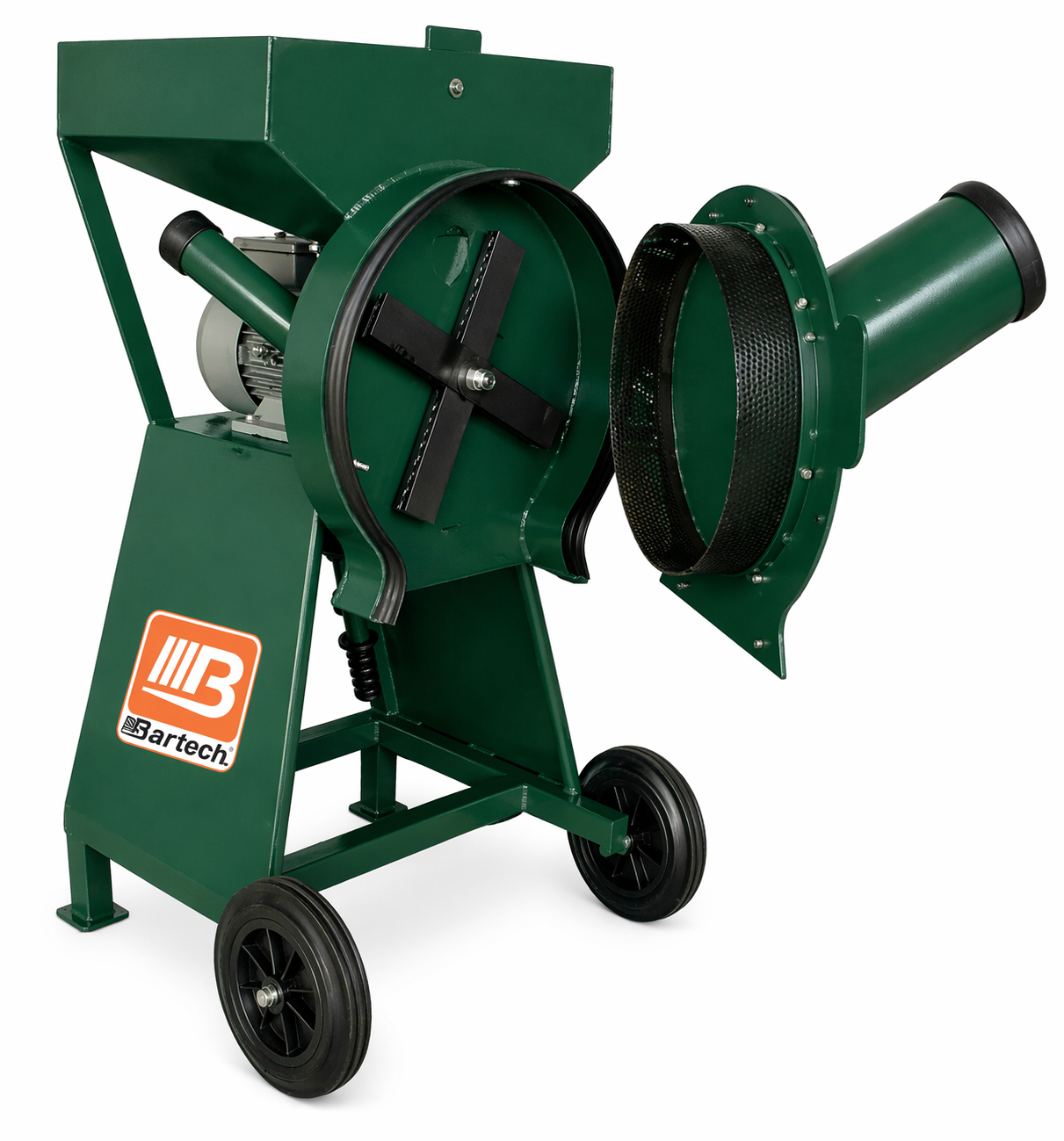 Bartech Elektrikli Yem Kırma Makinası - Tekerlekli, 3 Hp, Volt, 220 V