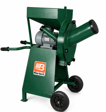 Bartech Elektrikli Yem Kırma Makinası - Tekerlekli, 4 Hp, Volt, 220 V