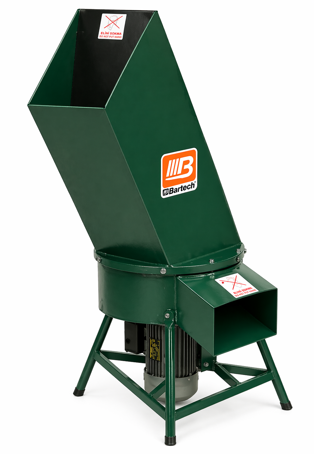 Bartech Ot Sap Parçalama Makinası - Elektrikli, 4 Hp, Volt, 220 V