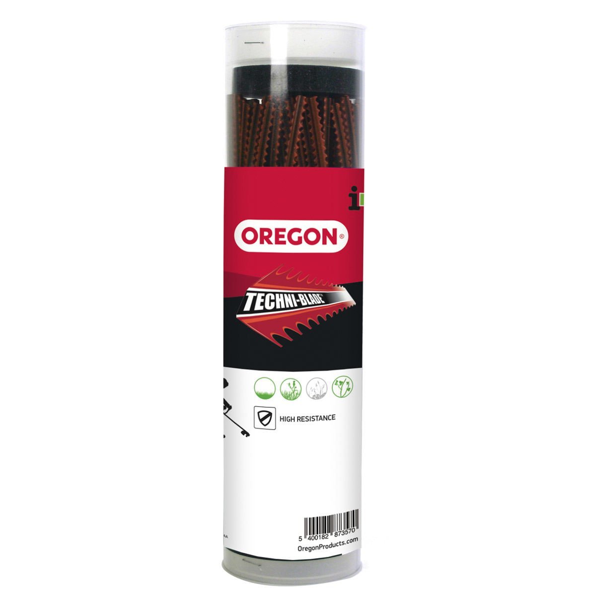 Oregon 525244 Technibalde Tırpan Misina 7.0Mmx26Cm 155 Adet Kırmızı
