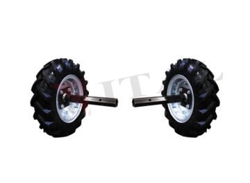 Zebra Çapa Makinesi Dubleks Tekerlek Takımı 400/8 Aks 27mm