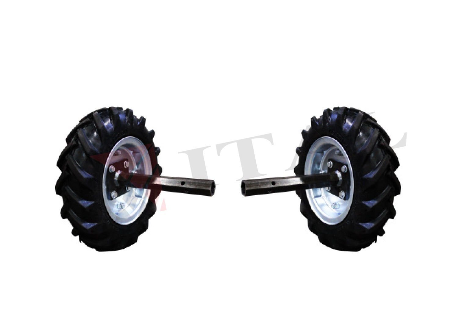 Zebra Çapa Makinesi Dubleks Tekerlek Takımı 400/8 Aks 22mm