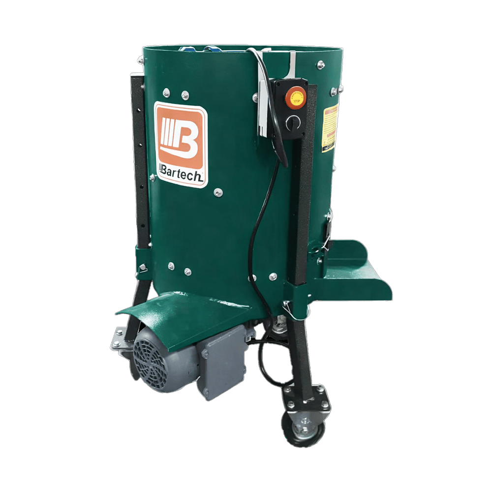 Bartech 130 Litre Ceviz Soyma Makinası - 0,75 Kw, 350-500 Kg/Saat, 60 Kg Kapasite