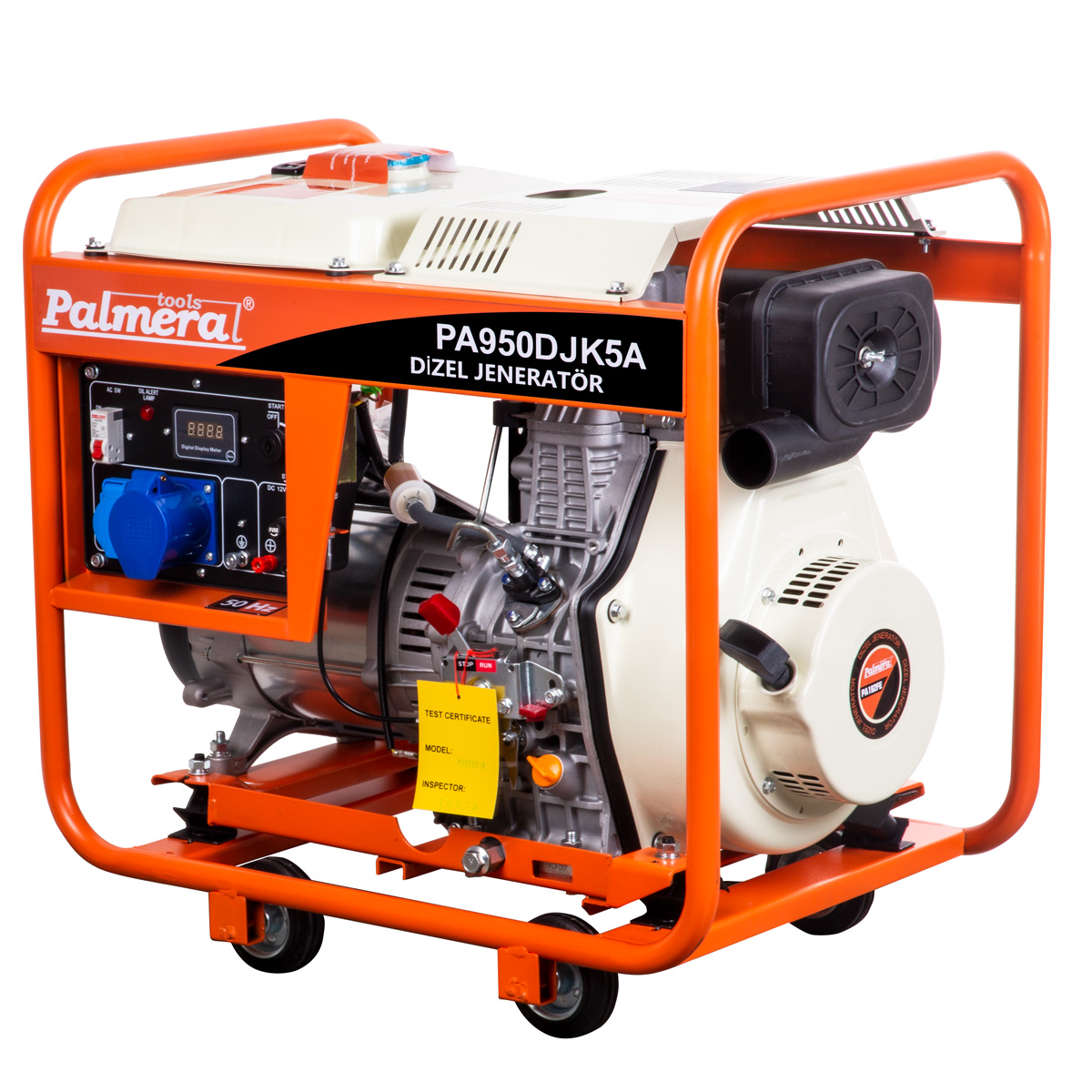 Palmera PA950DJK5A Dizel Marşlı Monofaze Jeneratör 8,1 Kva Ats Uyumlu
