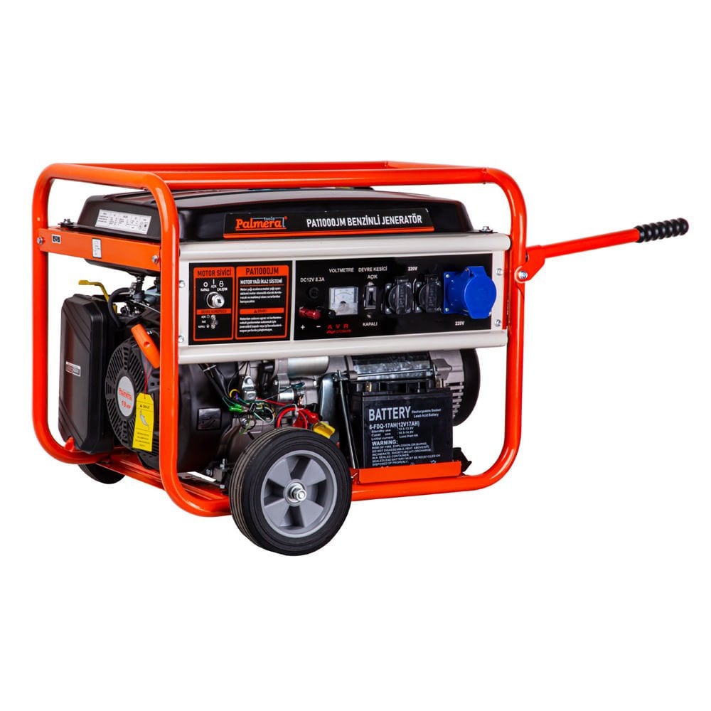 Palmera PA11000JM5 Benzinli Jeneratör 10,37 kVA (Marşlı, Monofaze)