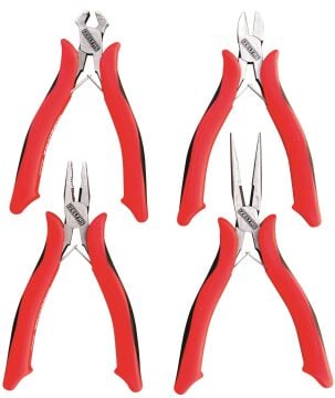 İzeltaş  Elektronikçi Keski Ve Pense Seti 4 Parça (3560002104)