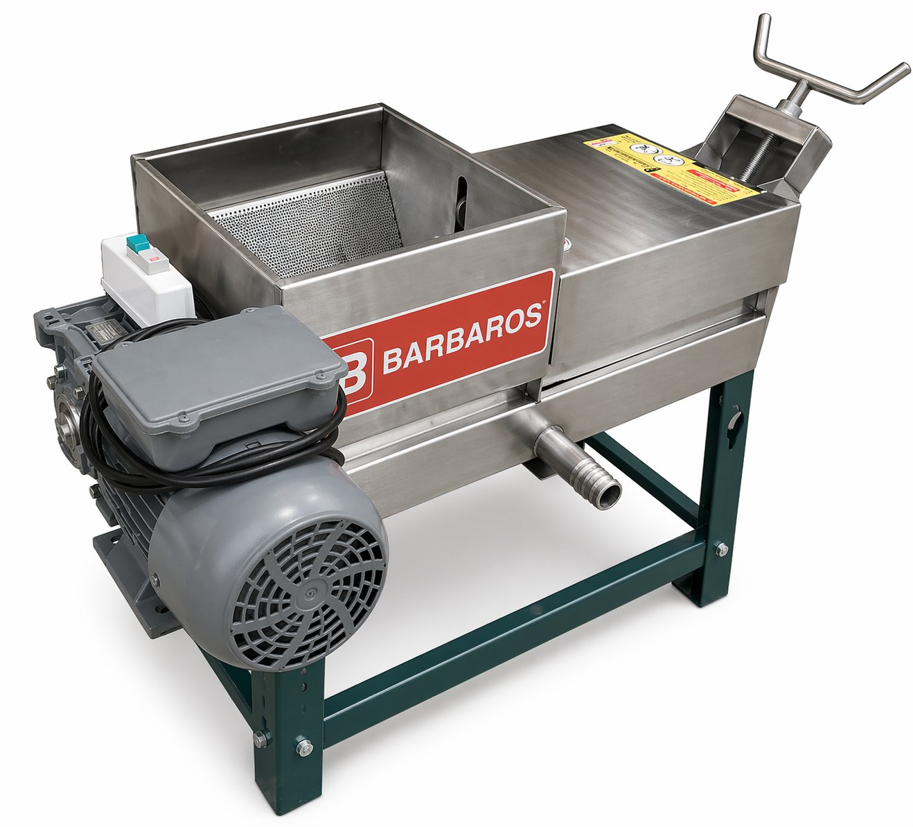 Bartech Üzüm Sıkma Makinası - Elektrikli 1,5 Hp