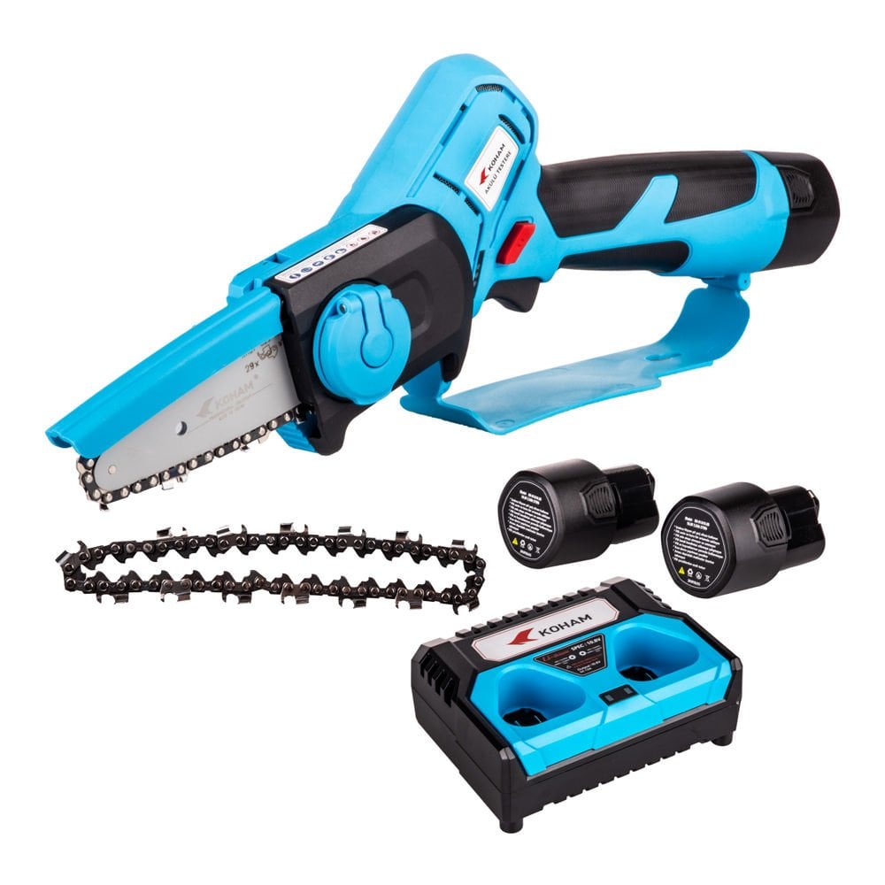 Koham KH-3GXD40HS10.8B Akülü Budama Testeresi 2 Akülü 2.5 Ah Akü + Şarj Cihazı