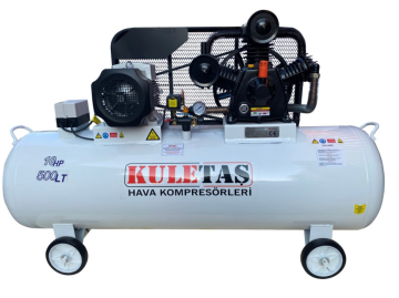 Kuletaş 500 Litre Hava Kompresörü 10 Hp 12 Bar Üç Pistonlu