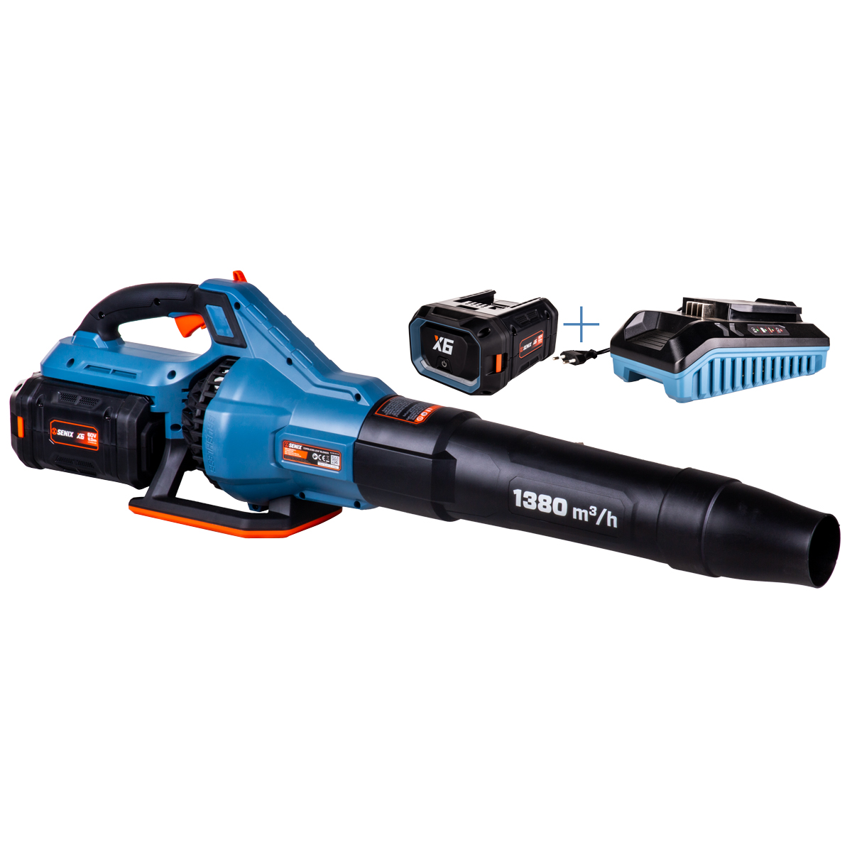 Senix BLAX6-M1-EU Akülü Üfleme Makinesi 6.0Ah Akü ve Şarj Aleti