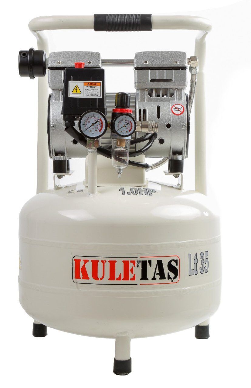 Kuletaş Hava Kompresörü Yağsız Sessiz 35 Litre
