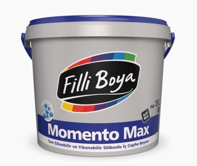 Filli Boya Momento Max Tam Silinebilir Soft Mat İç Cephe Boyası 1,25 Lt