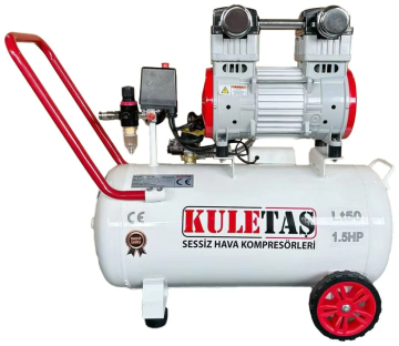Kuletaş Hava Kompresörü Yağsız Sessiz 50 Litre
