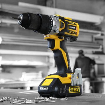 Rtrmax Rtx2013B Akülü Matkap 18V (Kömürsüz) *Aküsüz* X-Lion