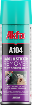 Akfix A104 Etiket Sökücü Sprey  200 Ml