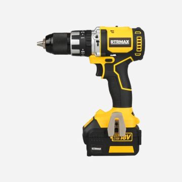 Rtrmax Rtx2020 Akülü Darbeli Matkap 18V 80 Nm 2X2Ah Akü (Kömürsüz) X-Lion