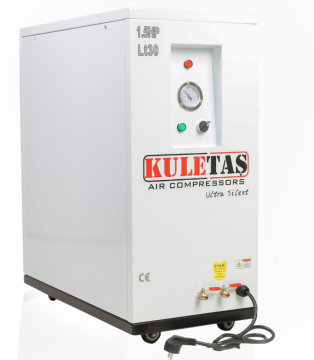 Kuletaş Kabinli Hava Kompresörü Yağsız Sessiz 30 Litre
