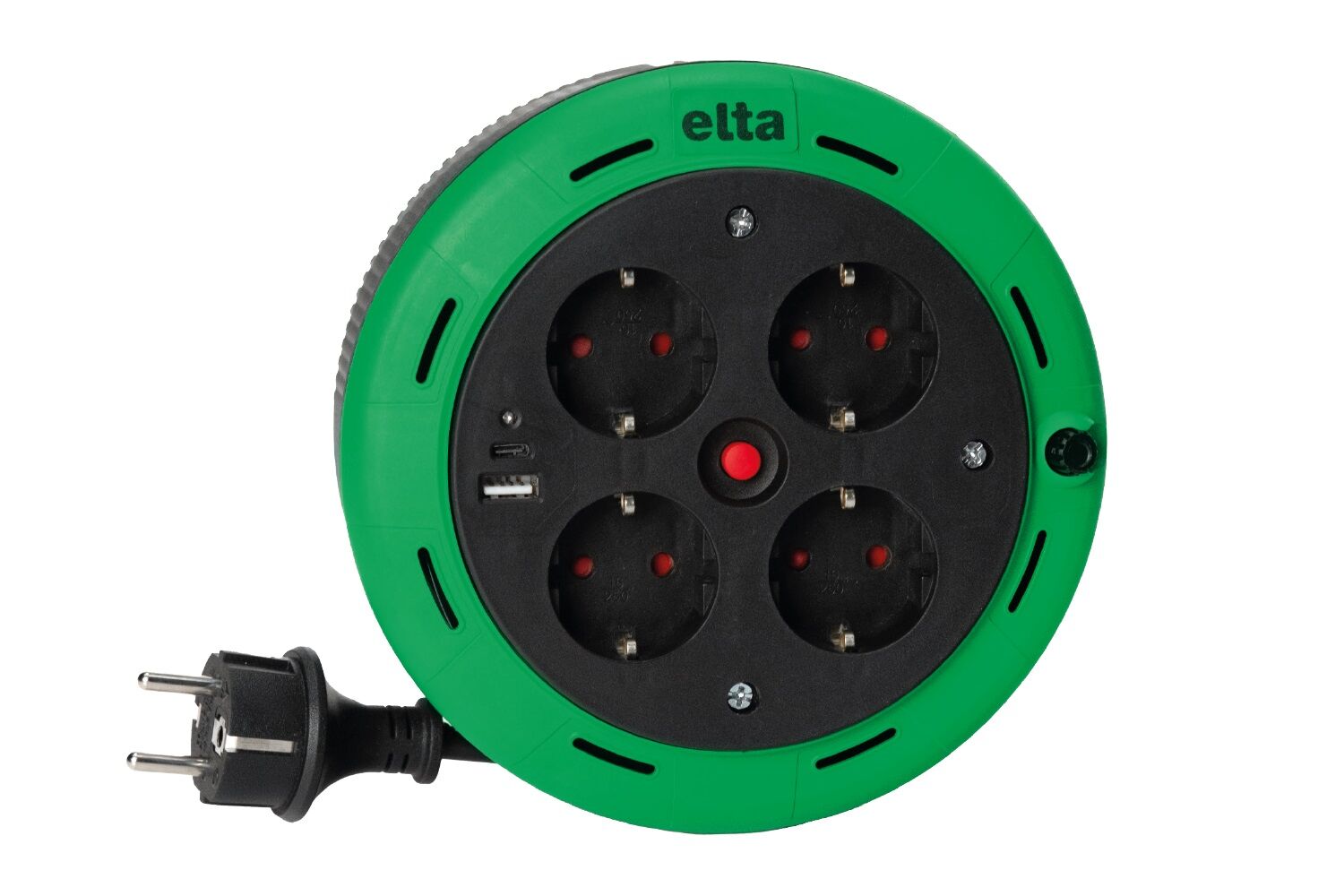 Elta Makaralı Uzatma Kablosu 5m (El Tipi) (14000005508)