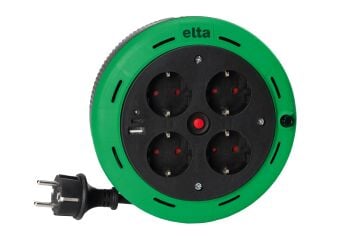 Elta Makaralı Uzatma Kablosu 5m (El Tipi) (14000005508)