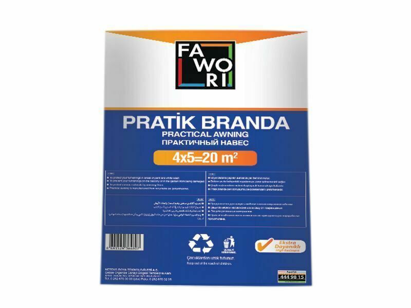 Fawori Pratik Branda Kalın Koruyucu Örtü 4*12,5m 50M2