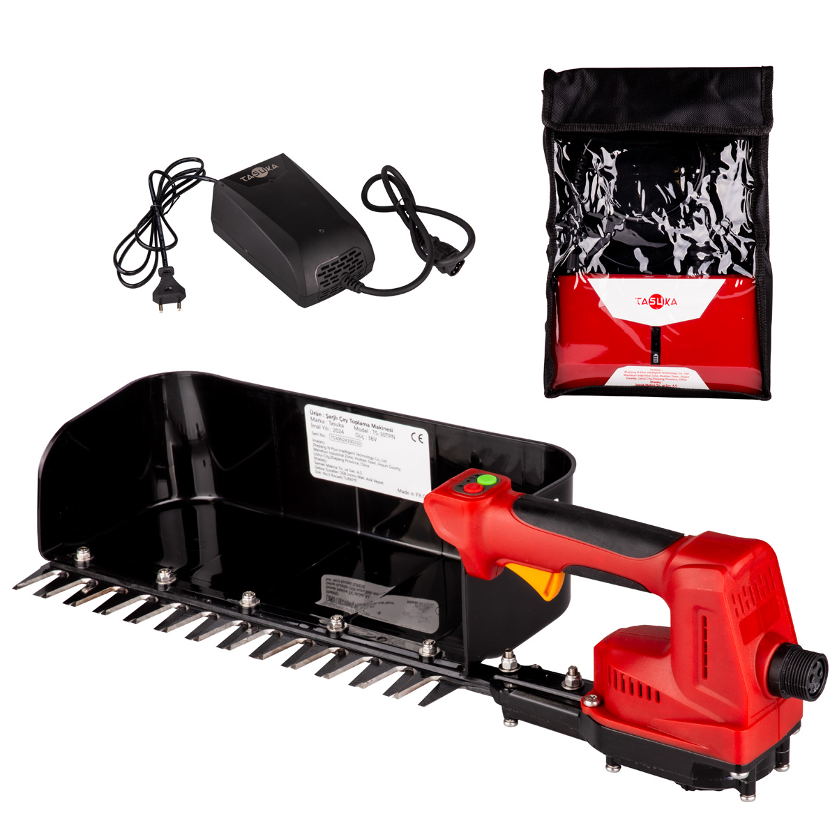 Tasuka TS-30TPN Akülü Sepetli Çay Toplama Makinesi,