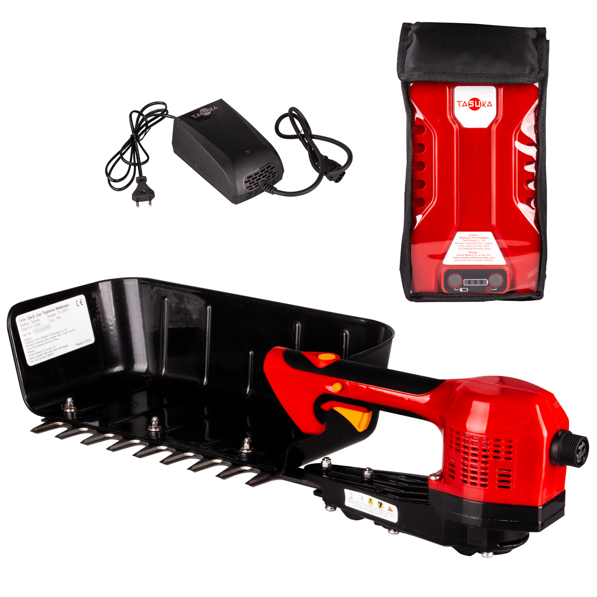 Tasuka TS-30TPV10 Akülü Sepetli Çay Toplama Makinesi 30 Cm