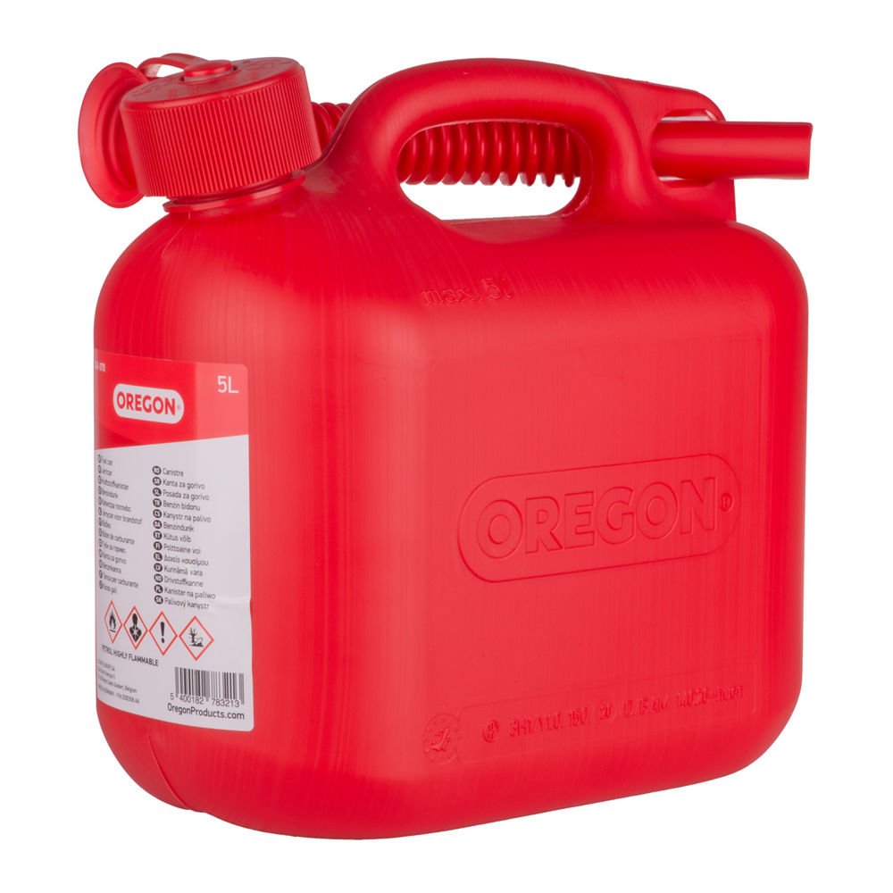 Oregon O42-970 Benzin Bidonu 5Lt Kırmızı