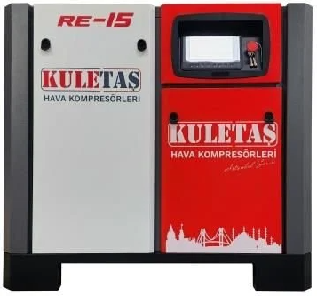 Kuletaş RE-15 Endüstriyel Vidalı Hava Kompresörü 15 Hp