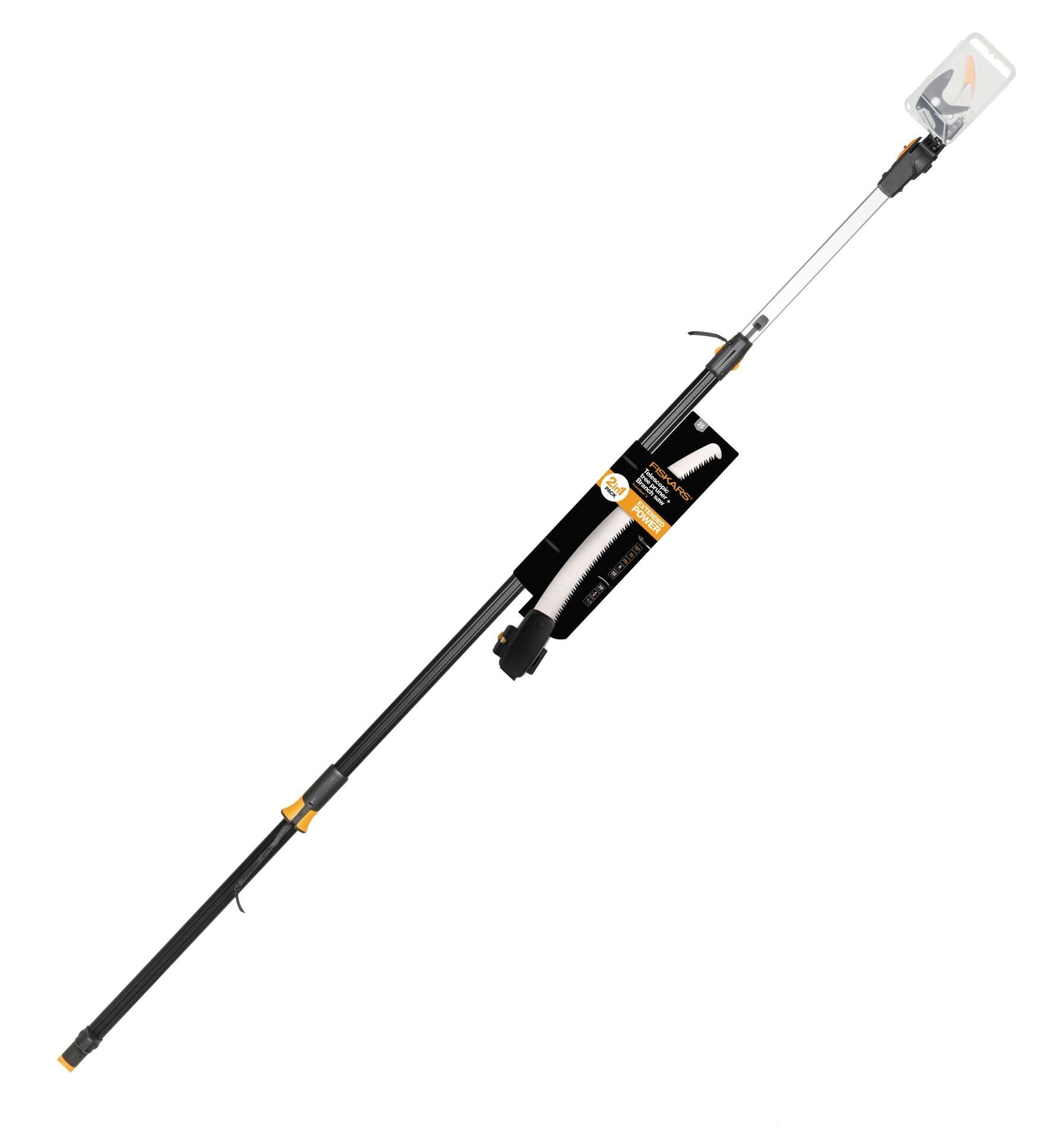 Fiskars 1023634 UPX86 PowerGear X Teleskopik Yüksek Dal Kesme Makası + Testere
