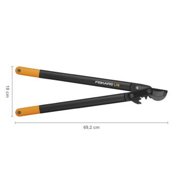 Fiskars 1000584 L78 PowerGear X Kalın Dal Budama Makası Çengel Kafalı L Bypass