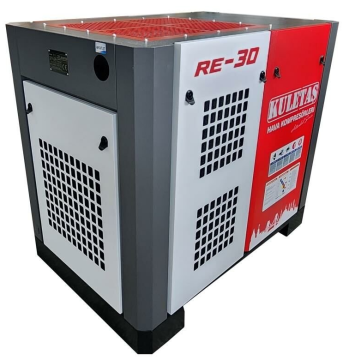 Kuletaş RE-30 Endüstriyel Vidalı Hava Kompresörü 33 Hp
