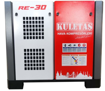 Kuletaş RE-30 Endüstriyel Vidalı Hava Kompresörü 33 Hp