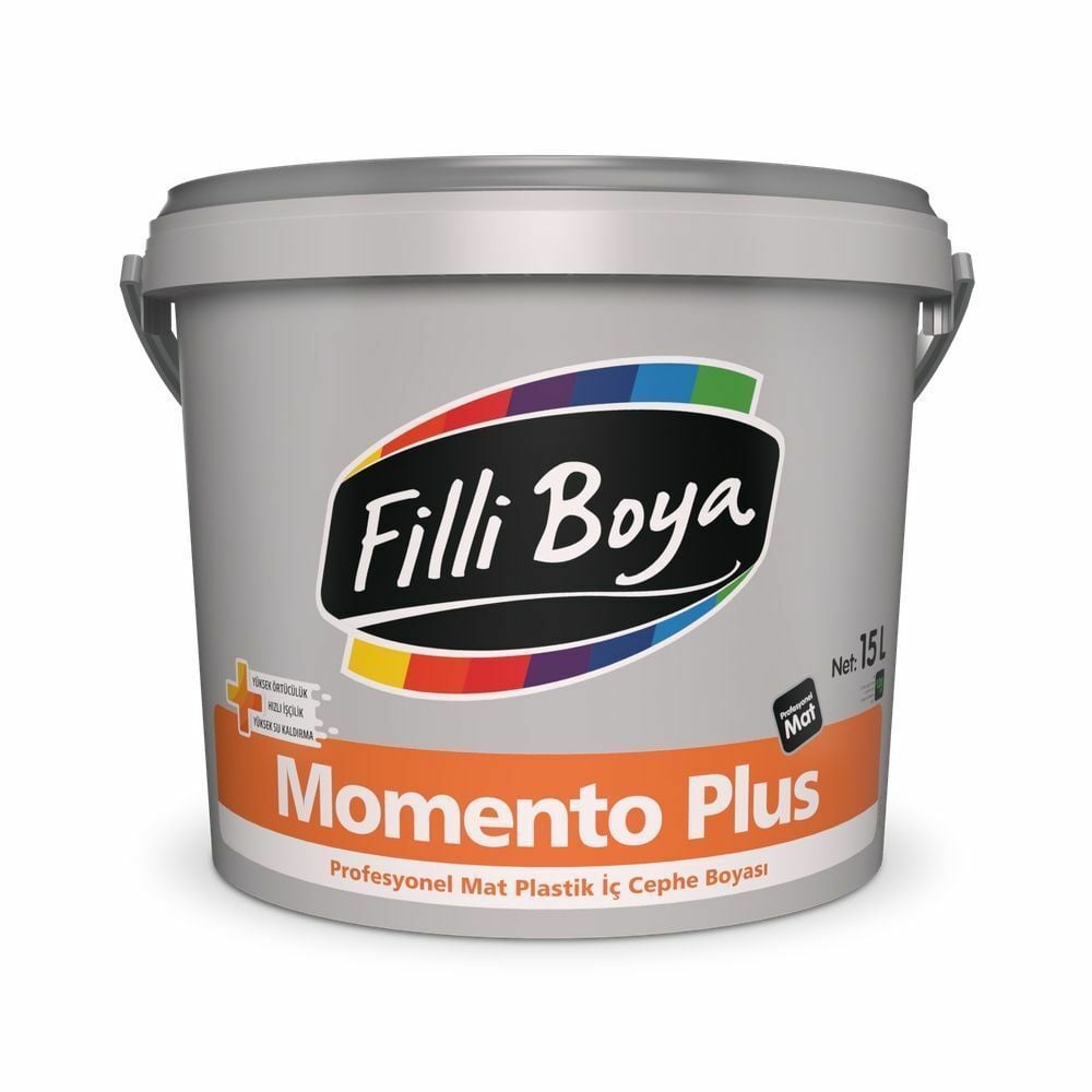 Filli Boya Momento Plus Profesyonel Mat Plastik İç Cephe Boyası 15 Lt