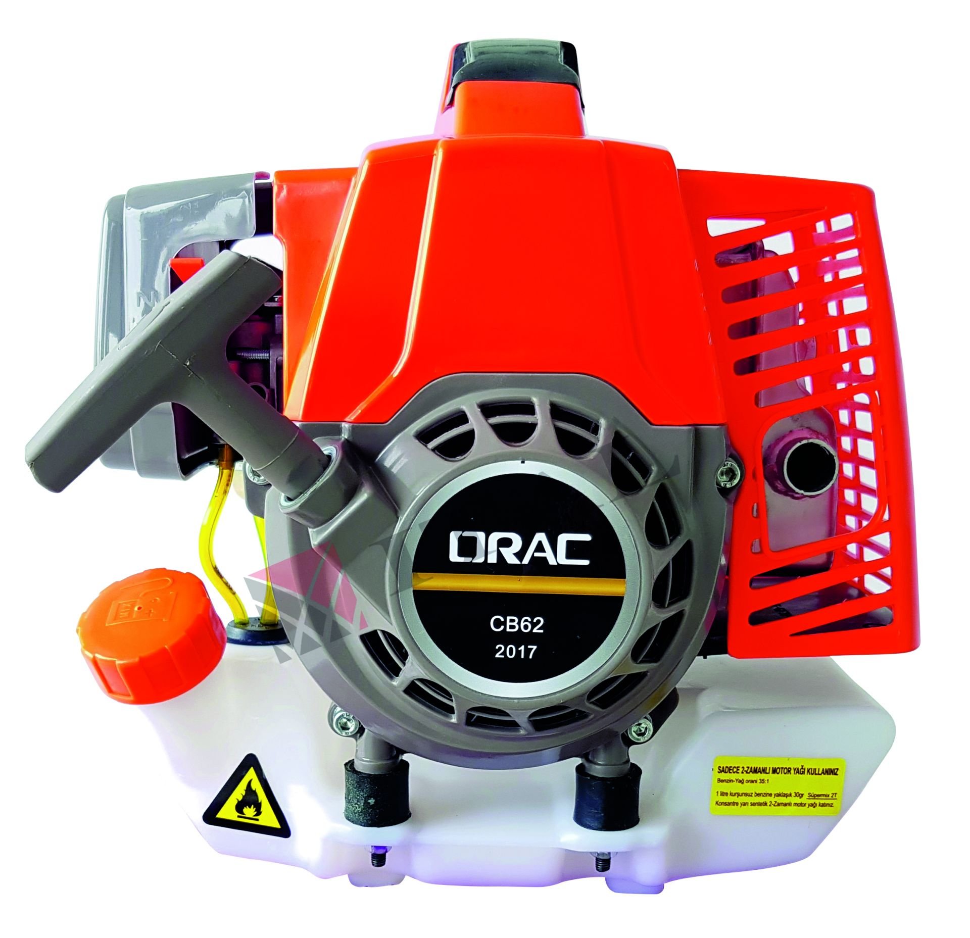 Orac CB62 Benzinli Tırpan Motoru 3.2 Hp 2 Zamanlı
