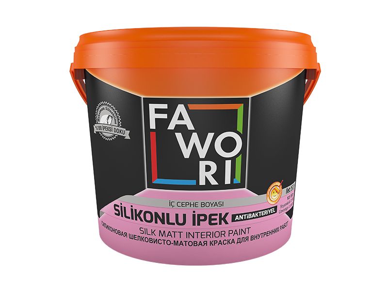 Fawori Silikonlu İpek Antibakteriyel Tam Silinebilir İç Cephe Boyası 15 Litre