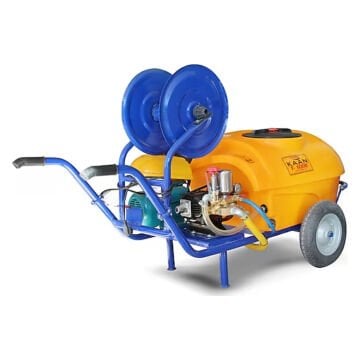 Kaan T-100E Elektrikli Arabalı İlaçlama Makinası 100 Lt
