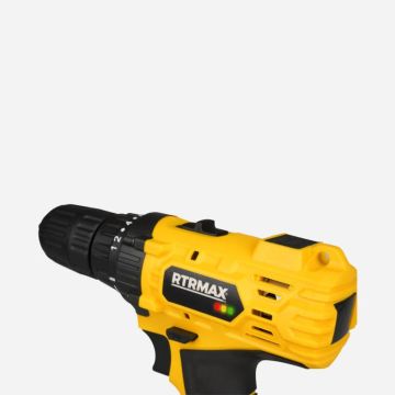 Rtrmax Rtm350 Yeni Akülü Matkap 18V 2X1.5Ah Akü Aksesuarlı