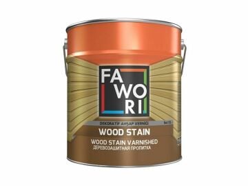 Fawori Wood Stain Dekoratif Vernikli Ahşap Koruyucu 2,5 Lt